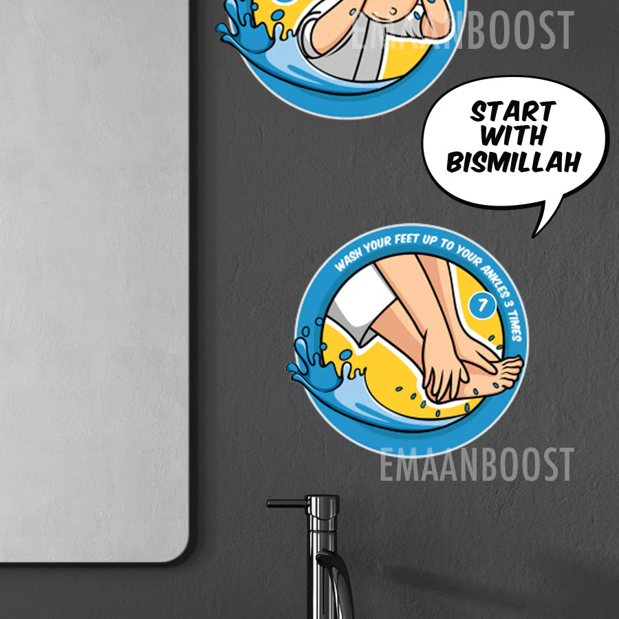 Wudu Steps Wall Art