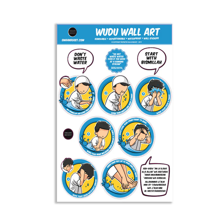 Wudu Steps Wall Art